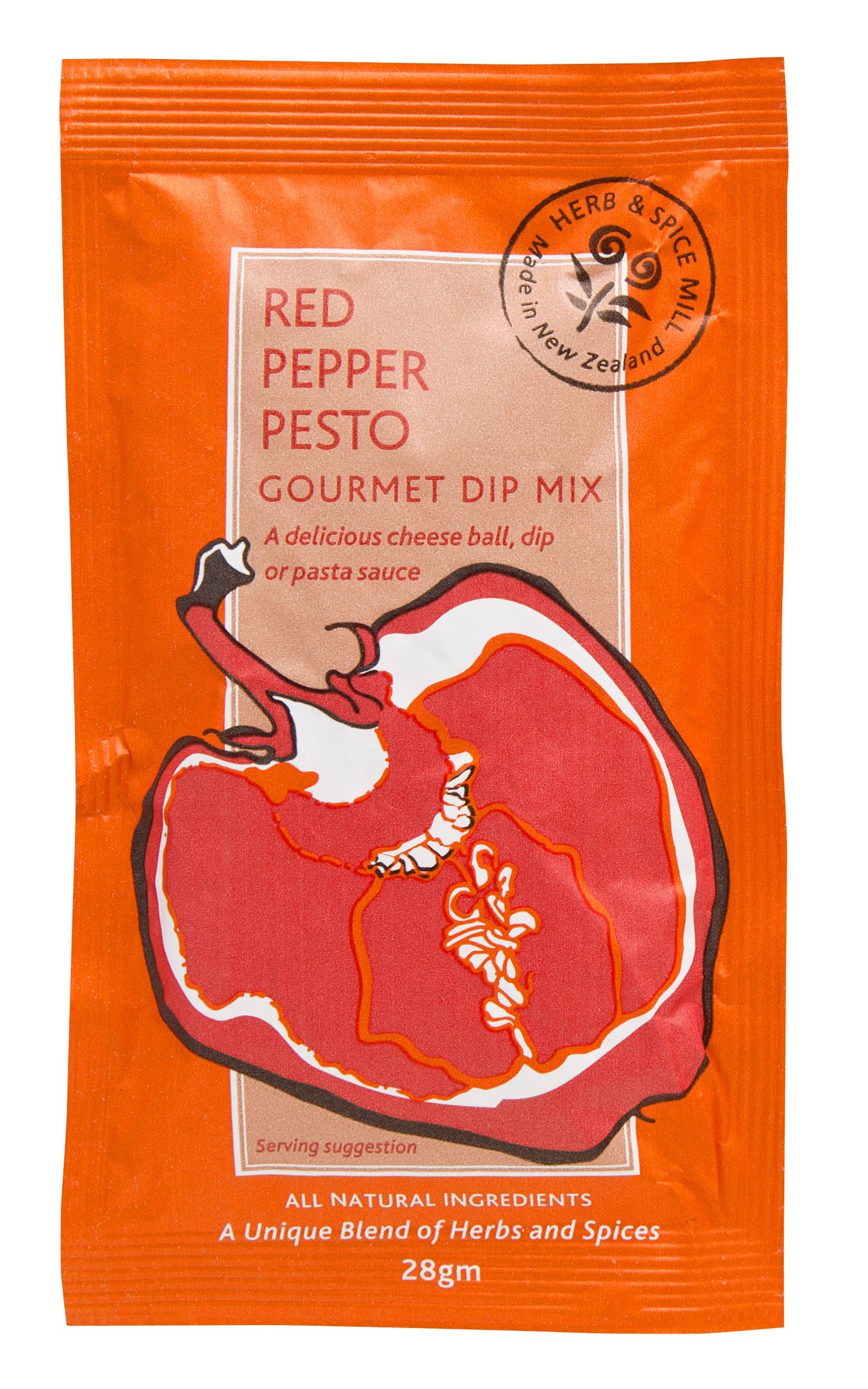 Red Pepper Pesto Dip