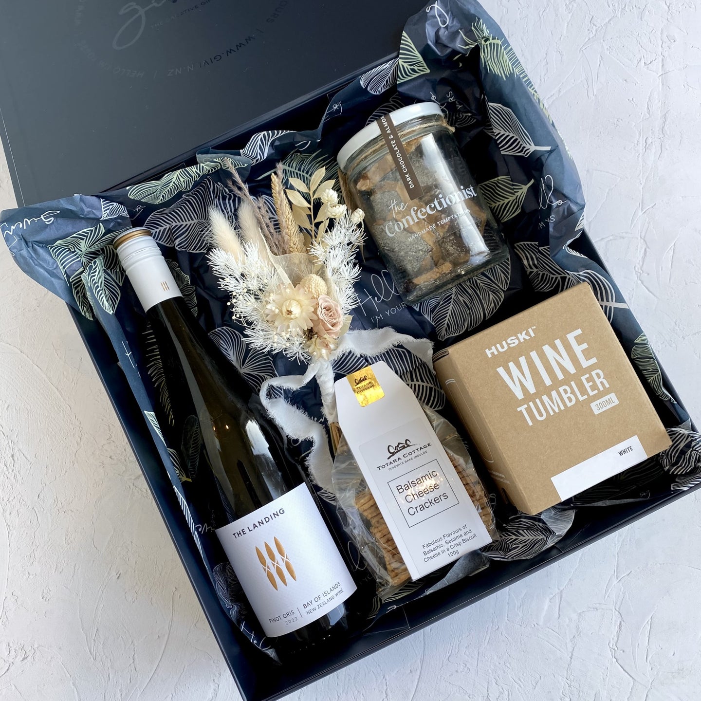 Huski + Wine Gift Box