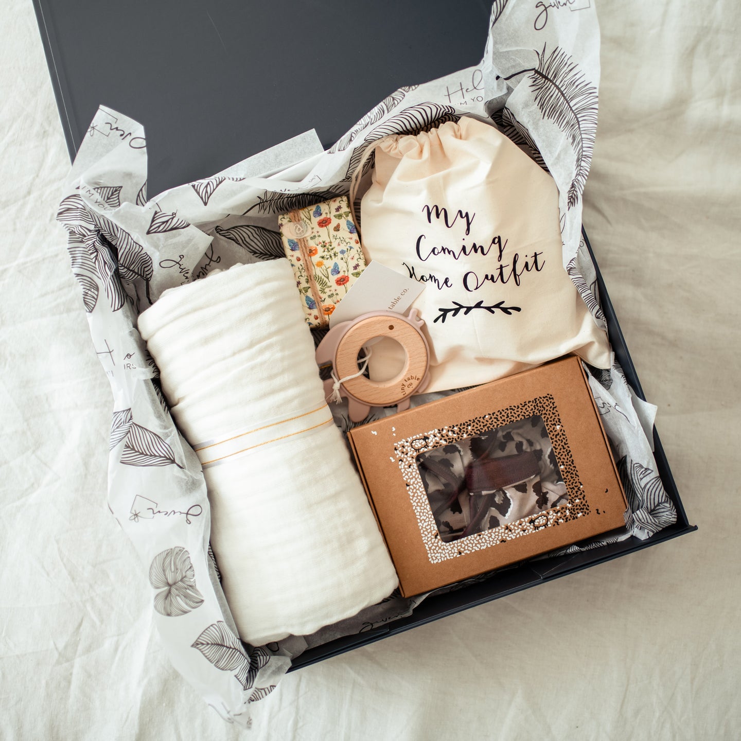 Welcome Baby Girl Gift Box