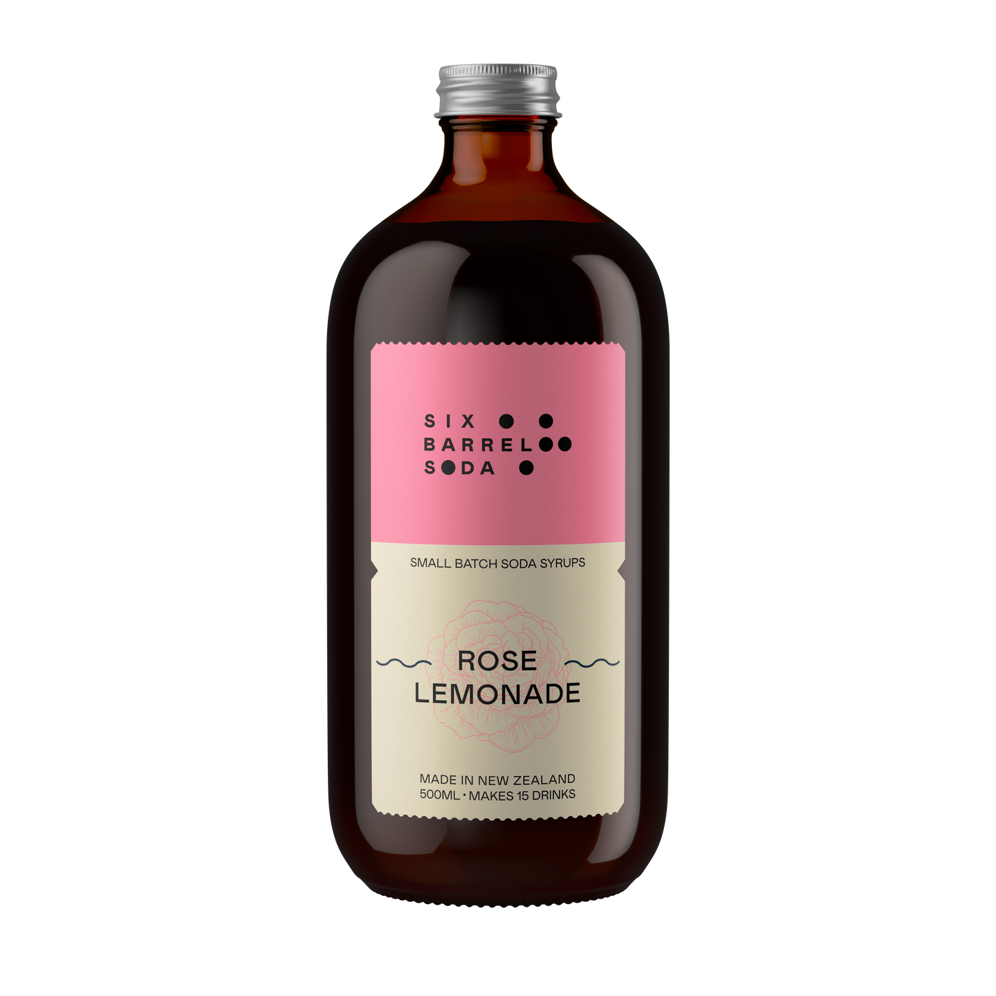 Six Barrel Soda Syrup - Rose Lemonade